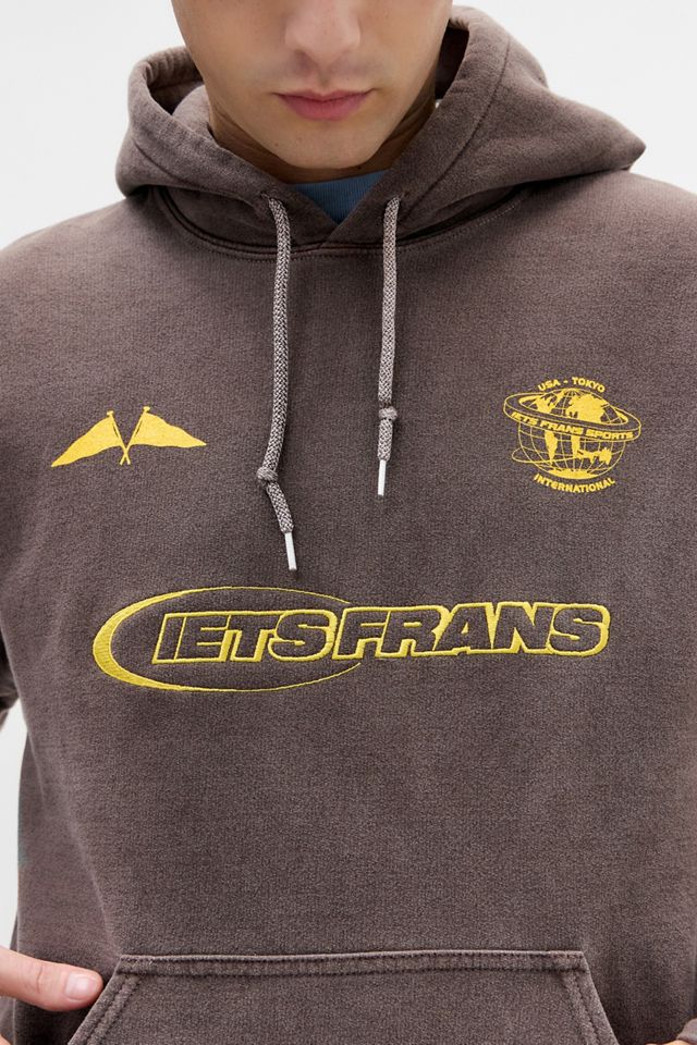 iets frans... Brown Football Hoodie #1
