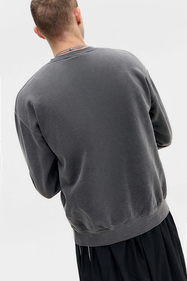 UO Washed Black Gothic Dragon Sweatshirt #3