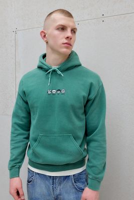 Felpa con Cappuccio UO Green Can't Knock The Hustle