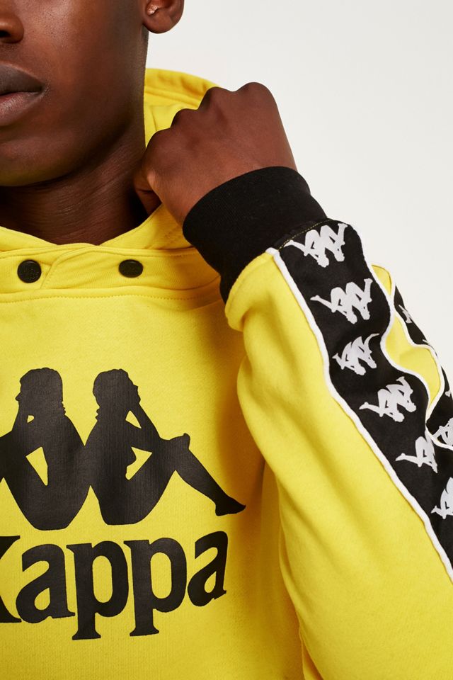 Kappa Yellow Taped Hoodie | Urban Outfitters UK