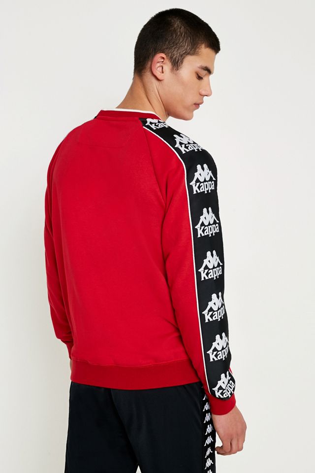 Kappa Taped Logo Long-Sleeve Crew Neck Sweatshirt #4