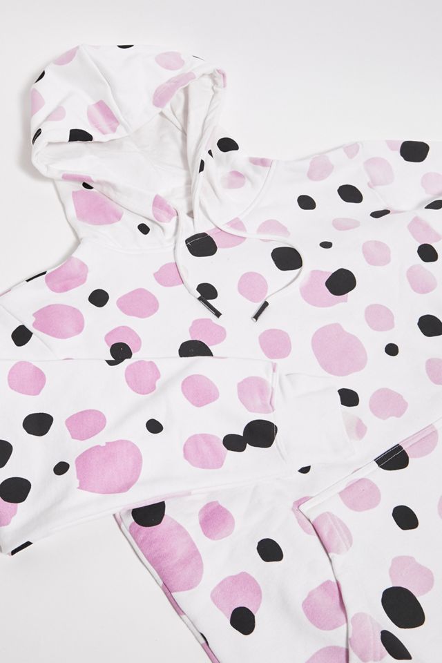 Chinatown Market White UV Dots Hoodie Urban Outfitters UK
