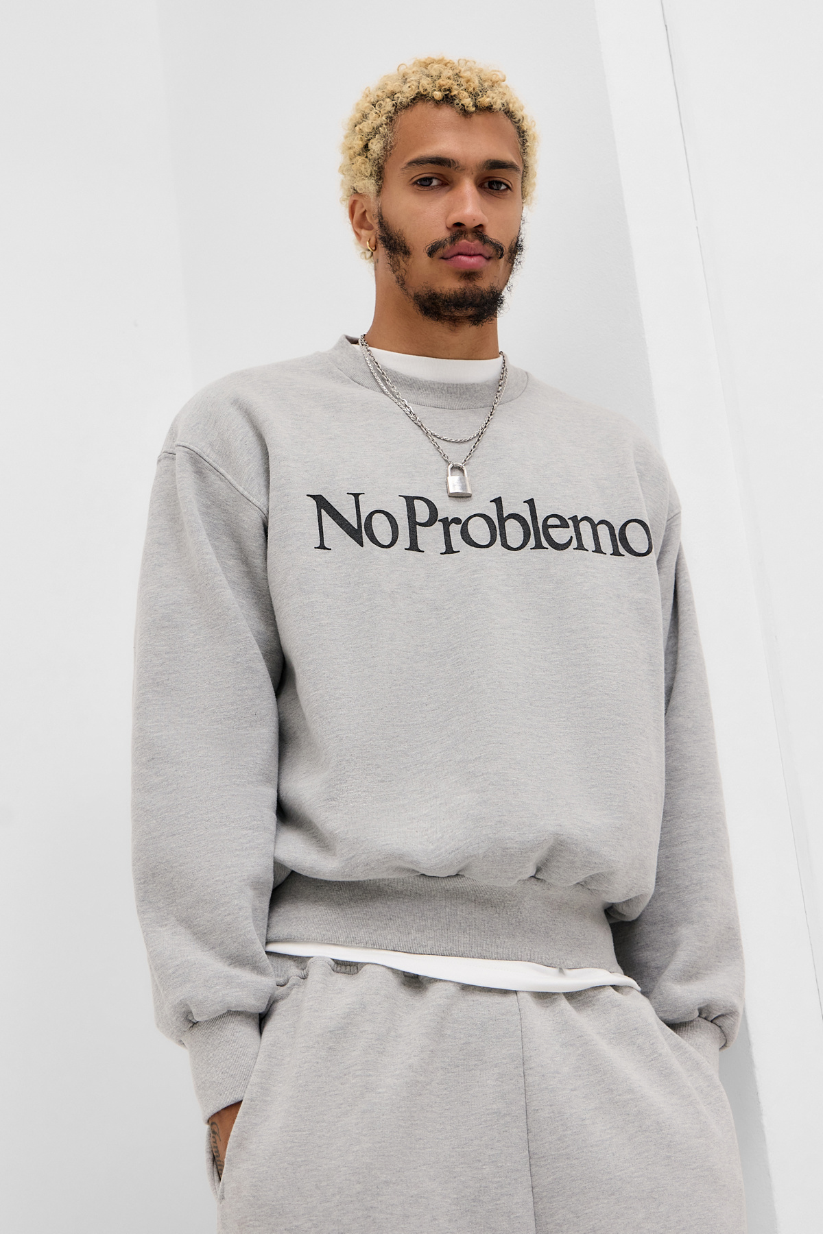 No Problemo Grey Sweatshirt