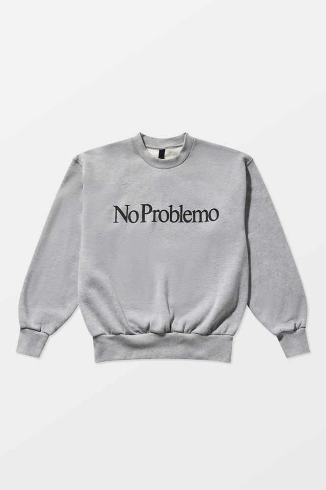 No Problemo Grey Sweatshirt #6