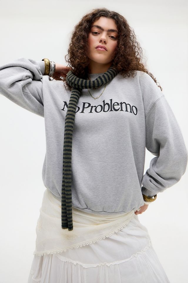 No Problemo Grey Sweatshirt #8