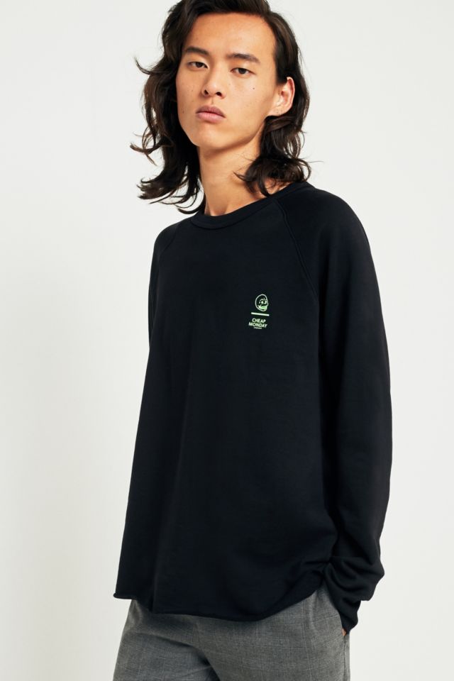 Cheap Monday Line Skull Black Sweatshirt