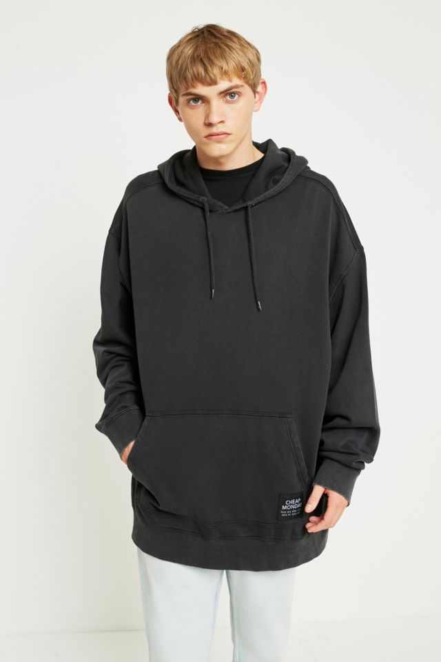 Cheap monday outlet black hoodie