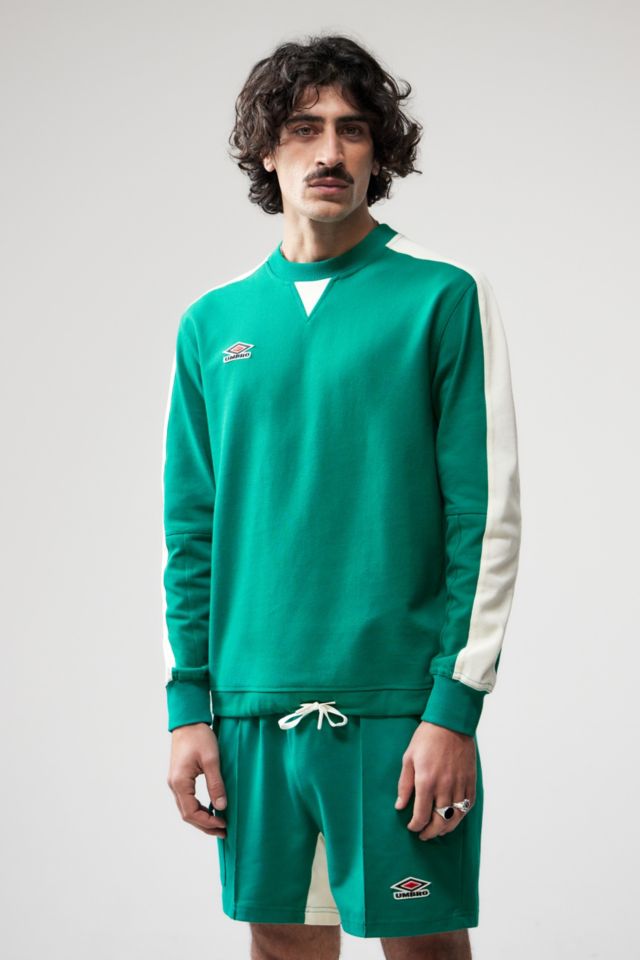 Umbro UO Exclusive Quetzal Green Panel Sweatshirt | Urban Outfitters UK