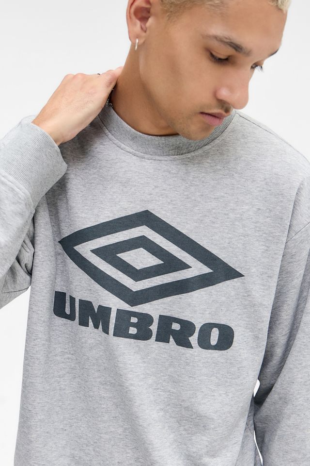 Sudadera de Cuello Redondo Umbro UO Exclusive Gris con Logo #1