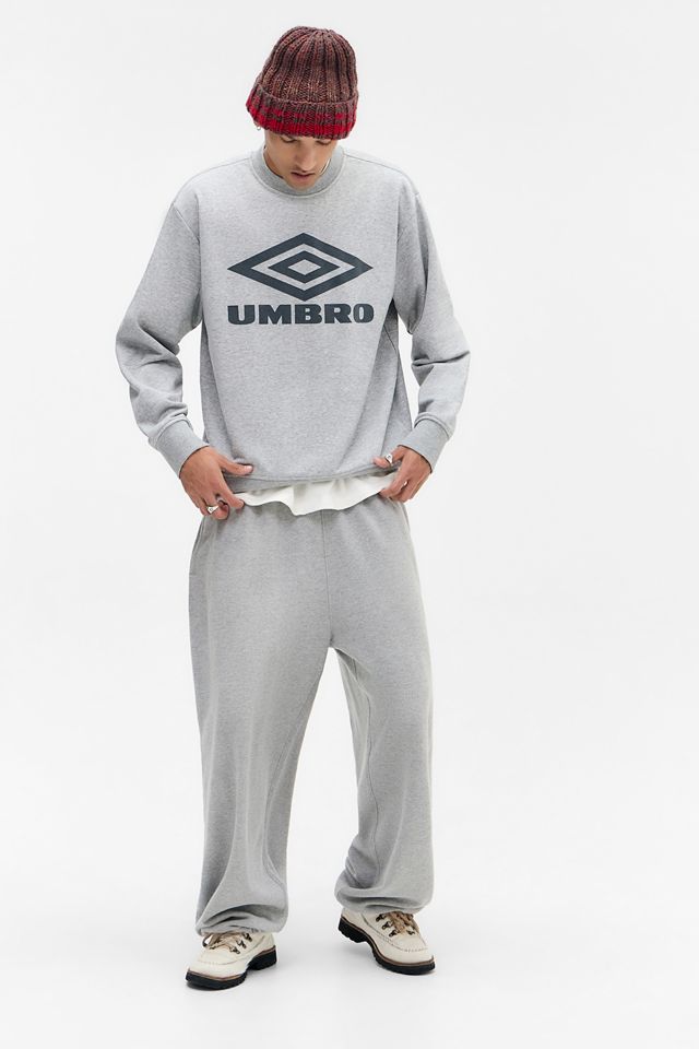 Sudadera de Cuello Redondo Umbro UO Exclusive Gris con Logo #2