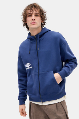 Aooo × umbro ZIP HOODY Navy L 0216635070024_041_a2