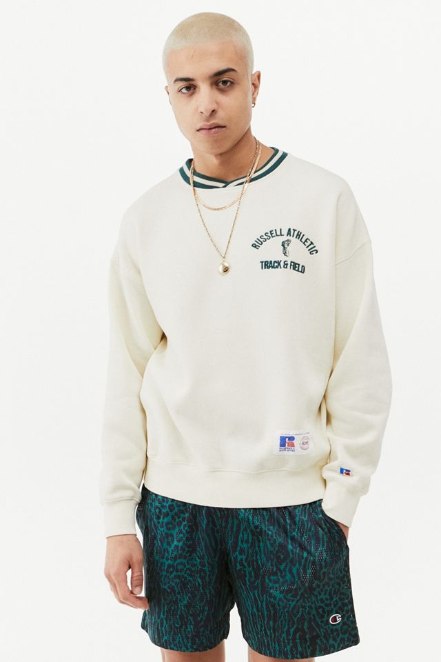 Sweat-shirt Russell Athletic Beige - Taille XS - Occasion Bon état