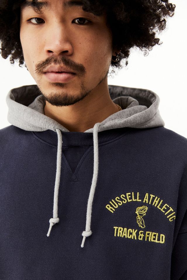 Russel Athletic UO Exclusive Navy Kanter Hooded Sweatshirt #3