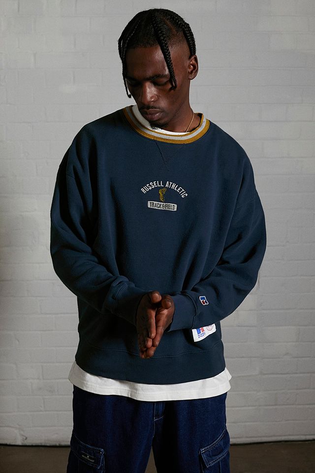 Russell Athletic Nightshadow Crew Neck Sweatshirt | Urban Outfitters UK