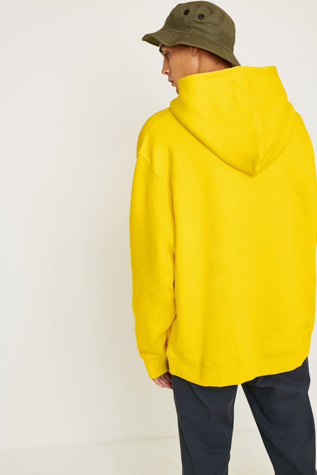 Sudadera con capucha amarilla barata De lunes básico calavera amarilla #3