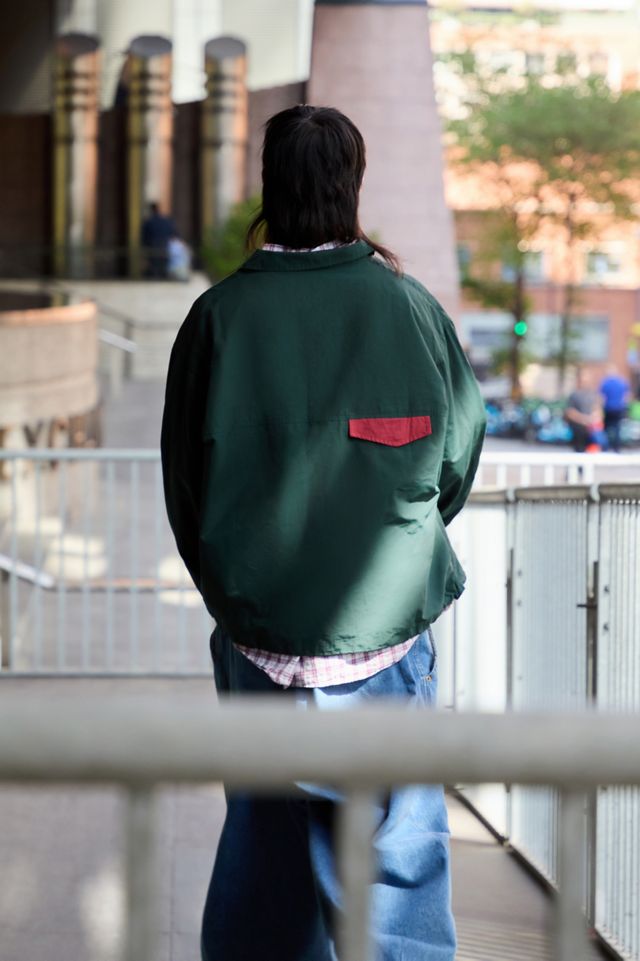 Anglan Green Perky Button Pullover Jacket #4