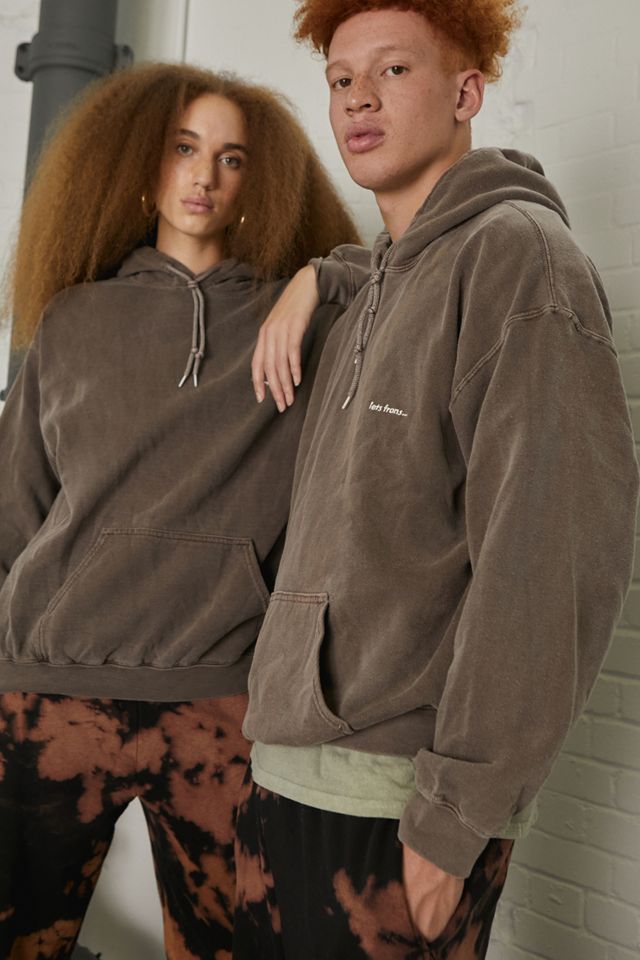 iets frans… Unisex Limited Edition Overdyed Brown Hoodie #1