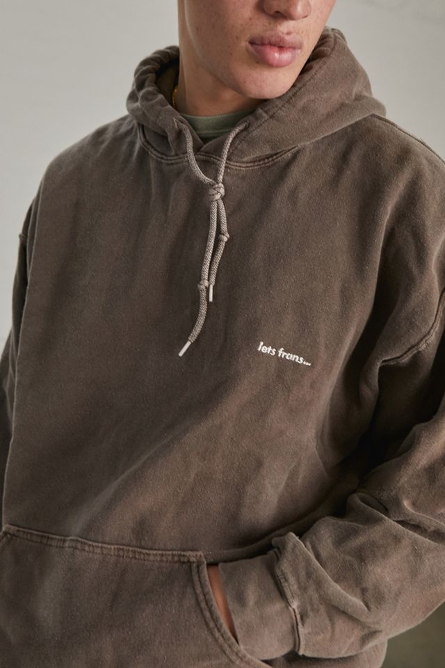 iets frans… Unisex Limited Edition Overdyed Brown Hoodie #3