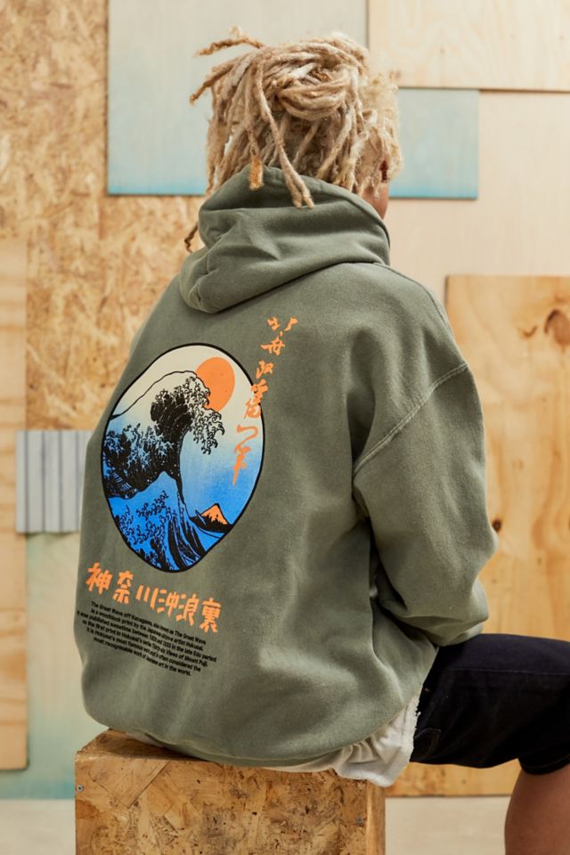 Hokusai shop wave sweatshirt