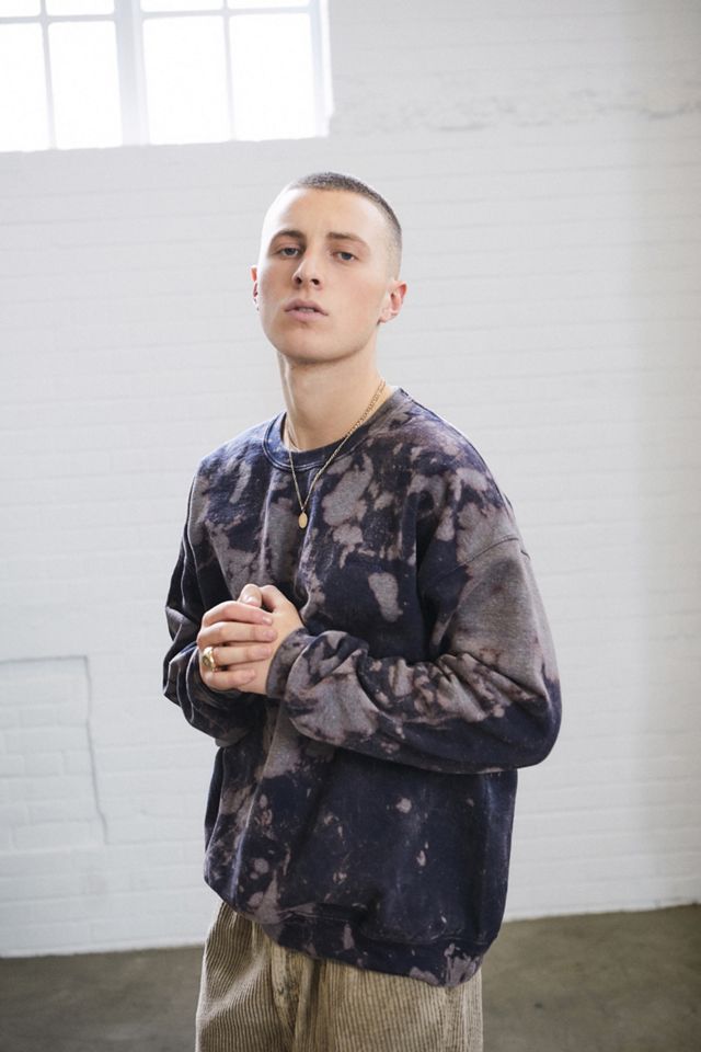 navy bleached sweatshirt