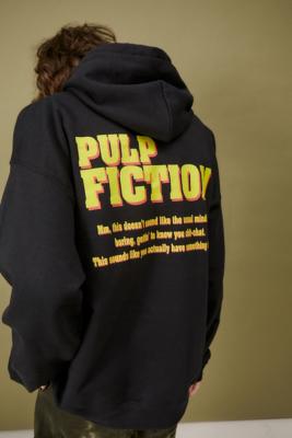 Pulp Fiction Photo Hoodie - Black XS at Urban Outfitters