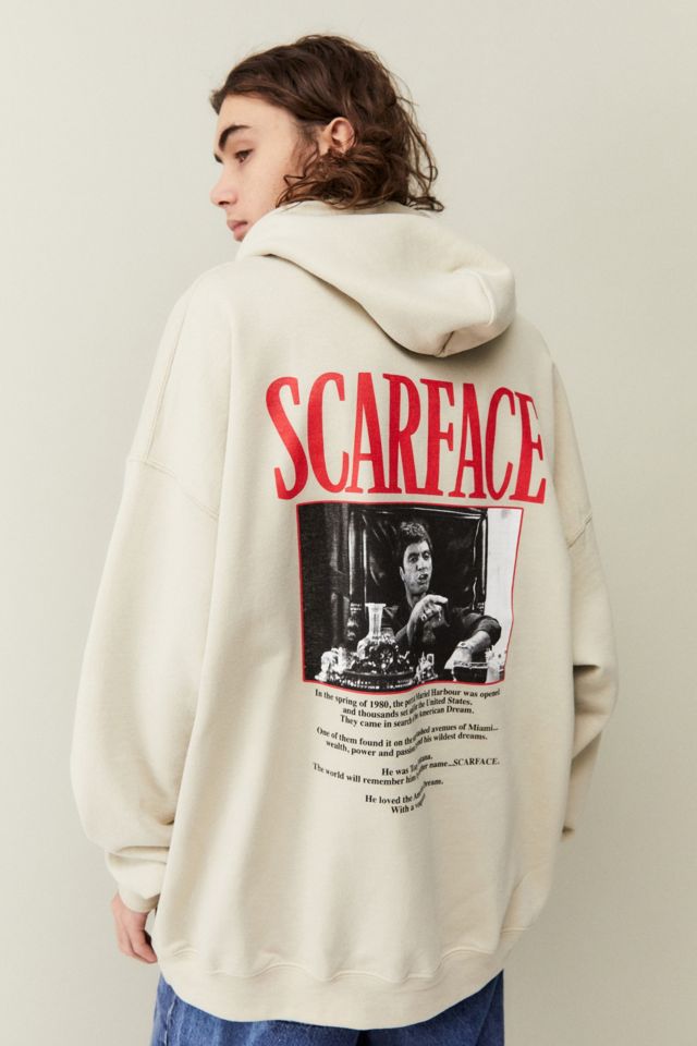 UO Ecru Scarface Hoodie