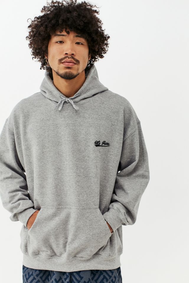 iets frans... Dark Grey Script Hoodie | Urban Outfitters UK