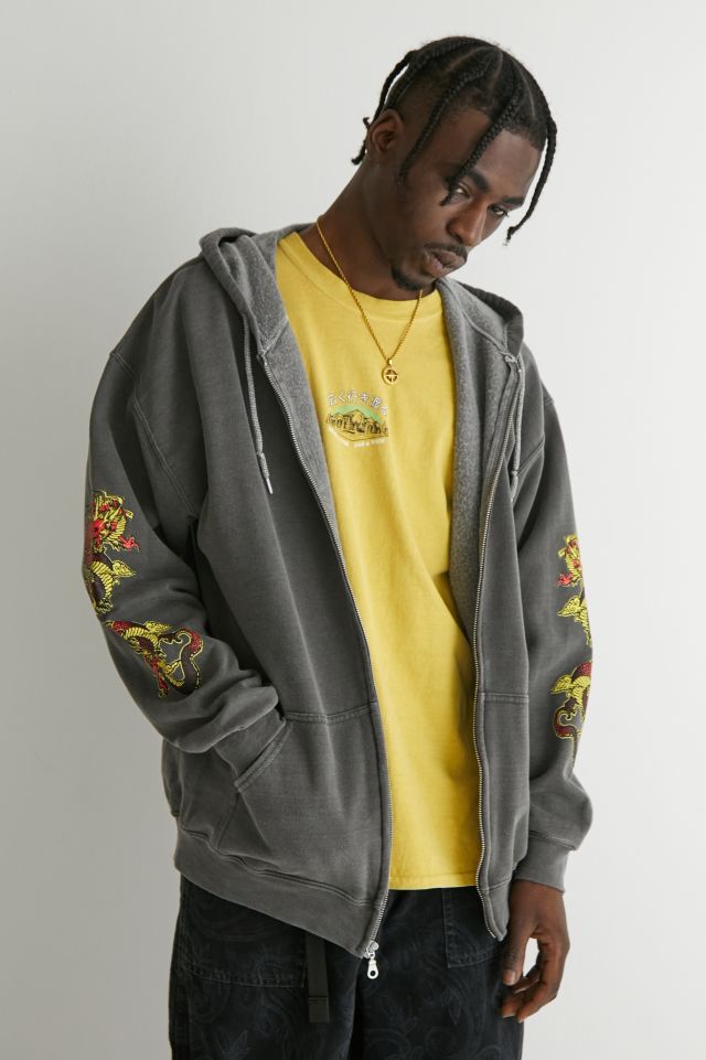 Dragon zip shop up hoodie