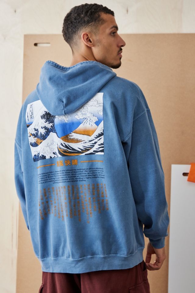 Urban outfitters blue hoodie sale