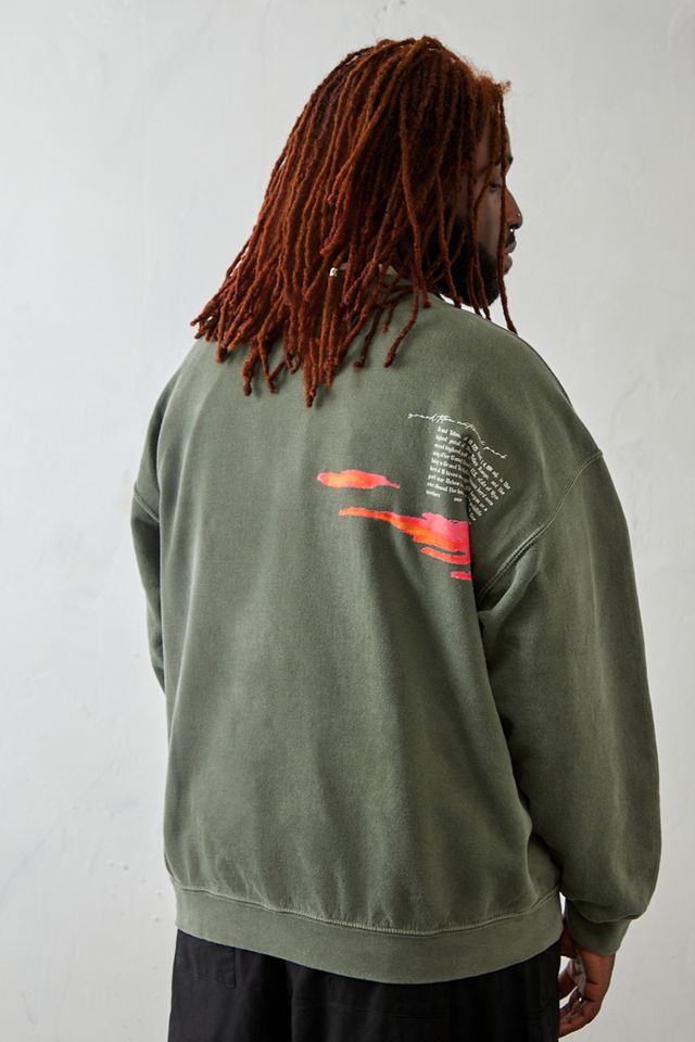 UO Felpa verde paesaggio #1