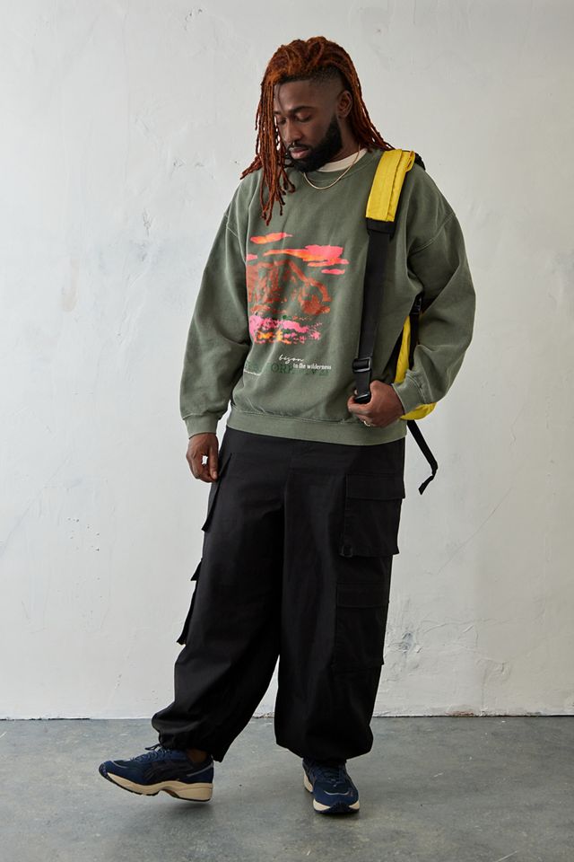 UO Felpa verde paesaggio #2