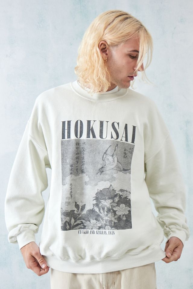 Sudadera con Foto Ecru Hokusai de UO #1