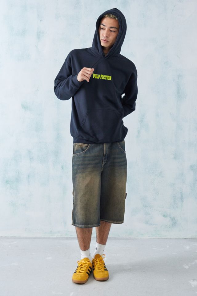 UO Black Pulp Fiction Dancing Hoodie Urban Outfitters UK