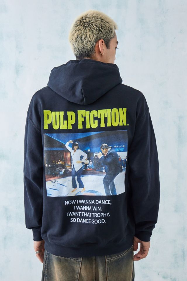 UO Black Pulp Fiction Dancing Hoodie