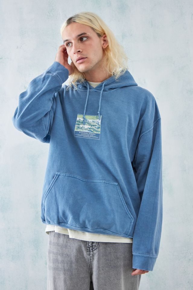 Urban outfitters blue on sale hoodie