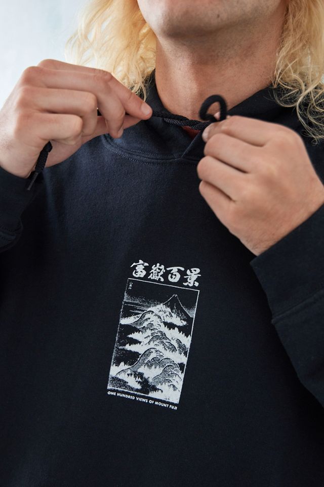 Sweat à capuche UO Black Hokusai #2