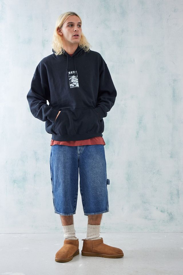 Sweat à capuche UO Black Hokusai #3