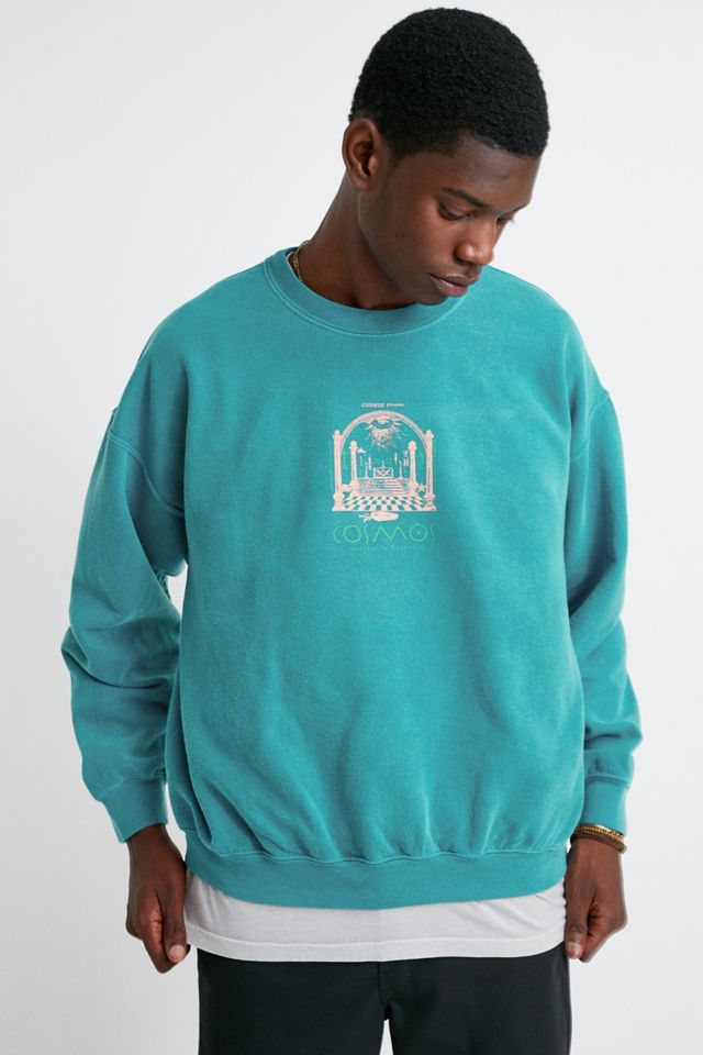 UO Cosmos Teal Girocollo Felpa #1