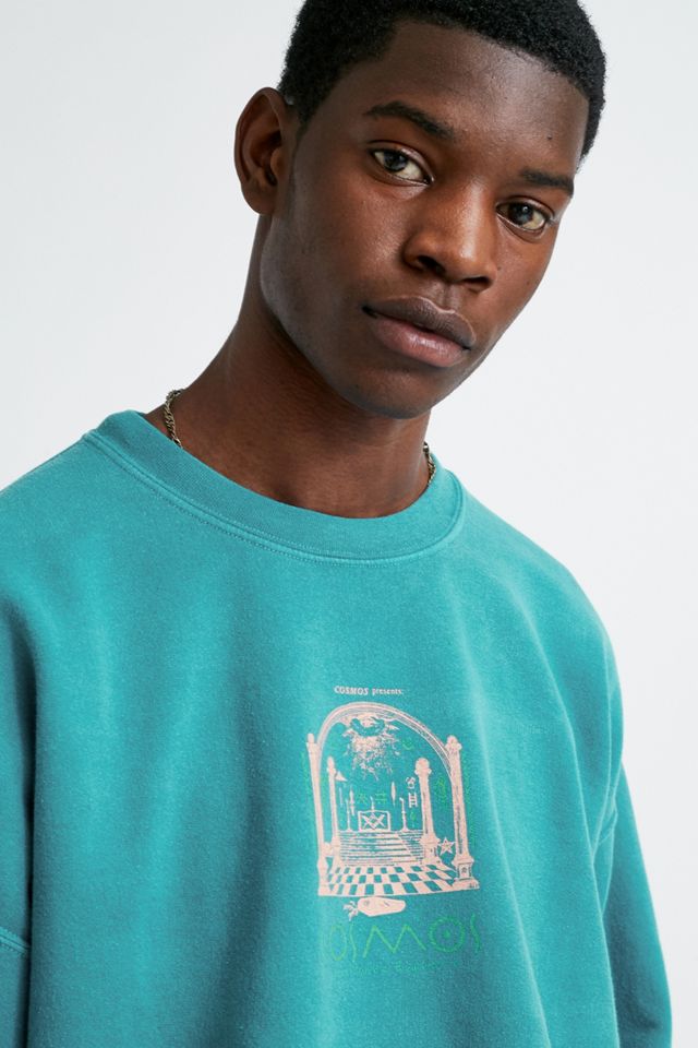 UO Cosmos Teal Girocollo Felpa #3