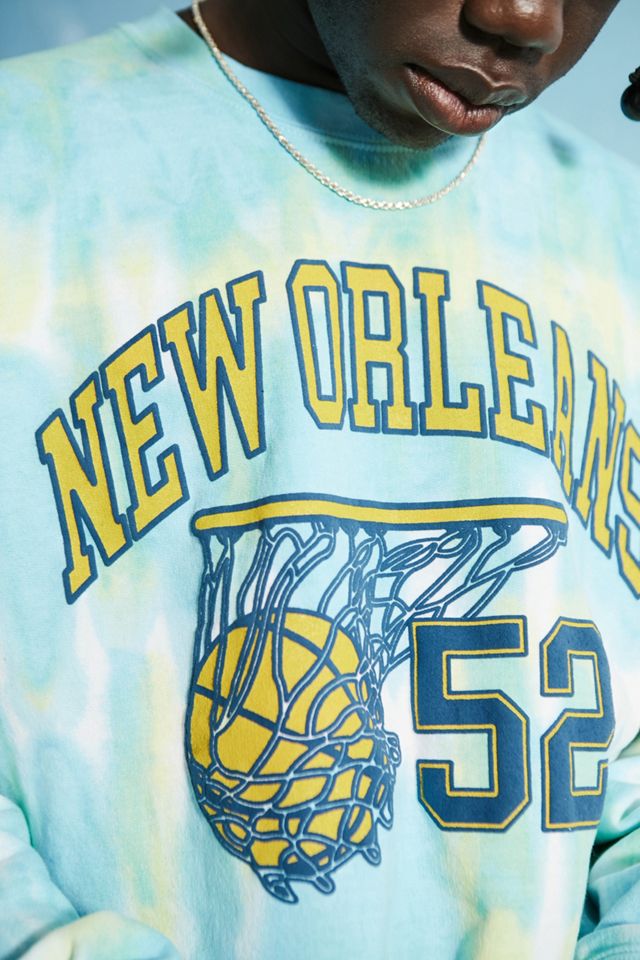 UO Tie-Dye New Orleans Puff-Print Sweatshirt #1