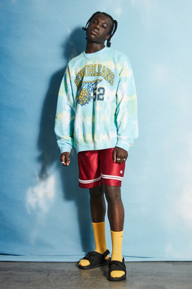 UO Tie-Dye New Orleans Puff-Print Sweatshirt #3