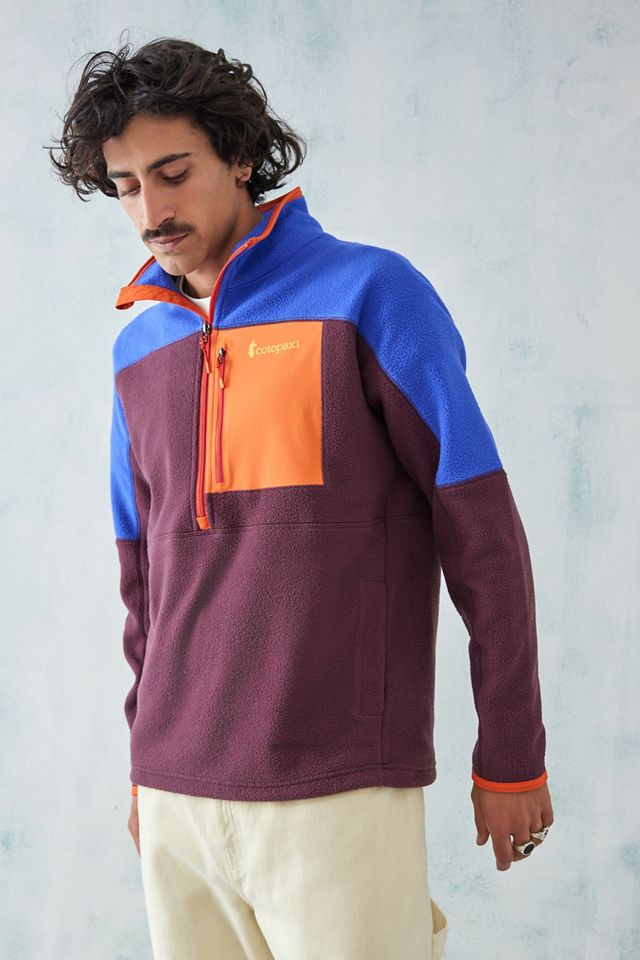 Pull Femme Cotopaxi Abrazo - Polaire Marron/rose - Demi-fermeture éclair - Taille XS