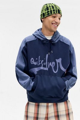 Sweat à capuche Quiksilver UO Exclusive bleu marine foncé