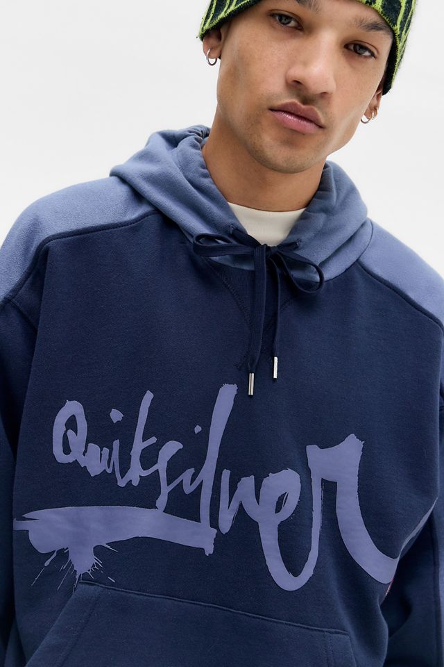 Sweat à capuche Quiksilver UO Exclusive bleu marine foncé #1