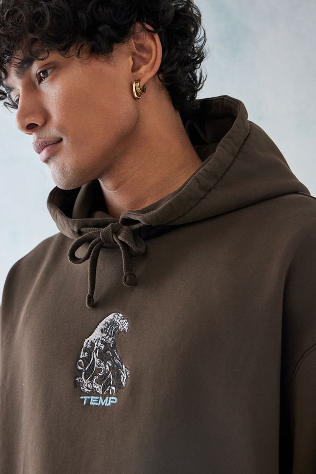 Temp Collective UO Exclusive Brown A-Frame Hoodie #1