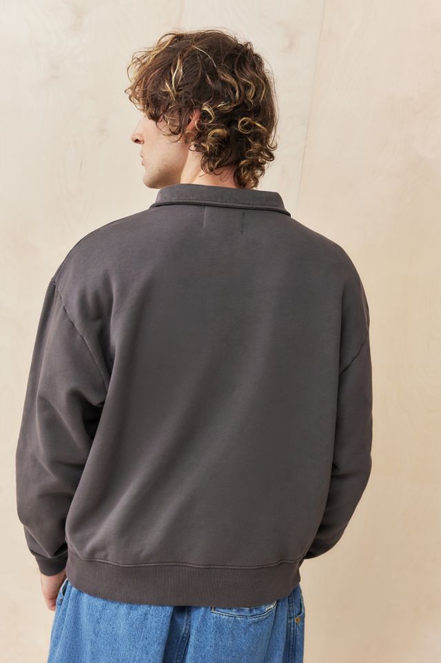 Temp Surf Co UO Exklusives Braunes T.C.S Polo Sweatshirt #3
