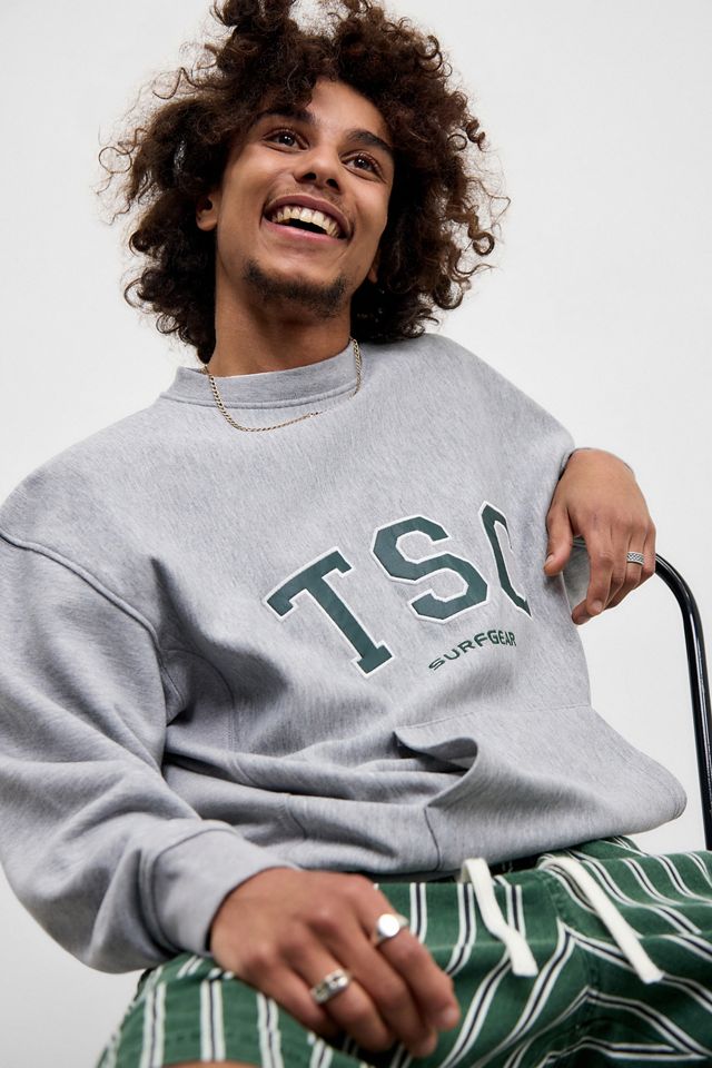 Temp Surf Co Felpa UO Esclusiva Grigio Mélange TSC #3