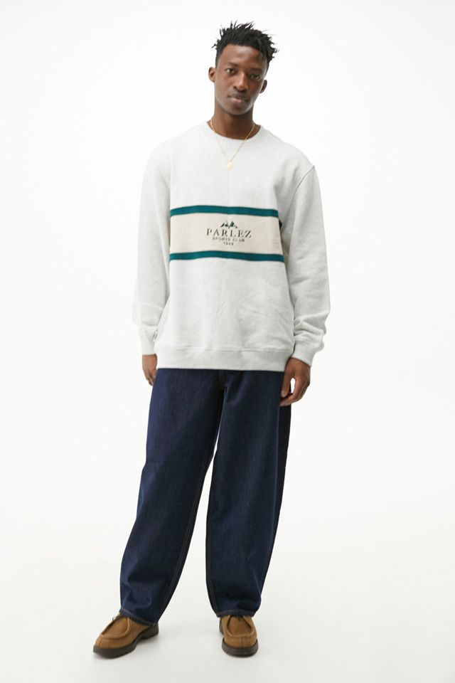 Sudadera Panelada Gris y Verde Azulado Parlez UO Exclusiva #2