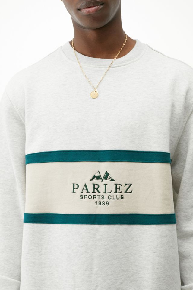 Sudadera Panelada Gris y Verde Azulado Parlez UO Exclusiva #3