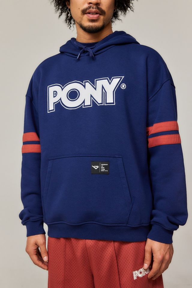 Pony Navy Colourblock Hoodie